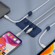 Silikon-Magnetkabel-Kabelprozessor Set Multi-Card-Computerdatenkabel Sortieren Desktop-Mobiltelefonladungskabel Festkabelklemme Grau Grau