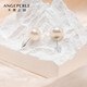 Angel's Tears S925 Silver Freshwater Pearl Earrings Pearl Earrings Simple Versatile Plain Earrings 5-6mm