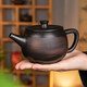 Jianshui purple pottery Fengming Han tile large capacity teapot fully handmade household single teapot purple pottery pot Kung Fu tea set Purple pottery Fengming teapot 400ml