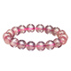 Eternal Symbol Brand Natural Crystal 7A+ Collection Grade Madagascar Old Mine Starlight Pink Crystal Bead Bracelet for Women's Valentine's Day Starlight Pink Quartz Bracelet About 7mm