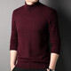 
NOSSKISS luxury high-end brand pure wool sweater for men in winter warmth thickened sweater solid color loose turtleneck base shirt classic black [gift box] thickened M 165