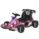 Liuhui Kinderkart 3-6 Jahre alte Babys können auf elektrischer Spielzeugauto-Fernbedienung 7 Jungen und Mädchen 8 Allrad-Driftauto 9 Weiß [Single Drive] 6v4 Batterie sitzen