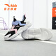 
Anta children's sports shoes for girls' shoes for 2025 spring new product mesh breathable Velcro soft bottom energy running shoes black/pool blue/cute powder-4 36