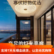 OUOETY心镜全铜户外吸顶灯别墅入户门顶灯简约过道露台阳台灯防水庭 X38 X3895-400/圆形