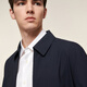 Emz Ordos [einschließlich Mulberry Seide] Wolljacke Spring Business Casual High-End Herren formelle Reversjacke