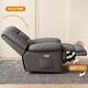 Zhaozhaoyun and Yuetou space sofa cabin electric sofa single person sofa lazy sofa living room massage sofa multi-function sofa orange technology cloth manual sitting lying + shaking