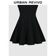 UR2025 Spring New Women's Modern Charming Waist Slim Sleeveless Dress UWG750015