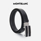 Montblanc Montblanc Cow Plewide Hebilla Automaticle Automático Cinturón de cinturón de un solo lado 3CM 118421 Regalo