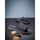KLWP Slipper Herren Sommer 2025 Neue modische und vielseitige weiche Sohle Beachschuhe für Männer, die wasserdicht und abgenutzt sind und resistente Flip-Flops schwarz 6189 39