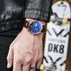 Wokai fully automatic movement mechanical men's watch high-end calendar quartz watch men's trendy fashion watch men's watch fashionable blue face