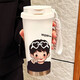 
He Jiangong couple cup, meaningful water cup, men and women couple thermos cup, home portable large capacity water cup, DX825 Biye girls coffee thermos cup