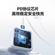 绿联氮化镓充电器头三口35W多口快充头适用苹果iPhone16/15ProMax/14/13华为三星手机USB/双Type-C插头