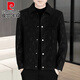 
Pierre cardin 2025 Spring and Autumn New Men's Casual Fashion Lapel Letter Jacket Versatile Trendy Jacket 826 Gray 826 Guarantee Fleece M (95-115Jin [Jin equals 0.5 kg])