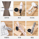 迈恻亦数据线收纳神器魔术贴扎带理线器束线理线带电脑电线固定整理 手撕款 黑色 白色
