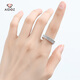 Aido diamond explosive platinum bouncy bead ring women's fashion platinum three-ring memory elastic ring new style net gold weight 2.6-2.8 grams (11-13# can be worn)