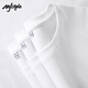 MJ STYLE pure cotton short-sleeved T-shirt for men and women 2026 summer loose casual versatile American retro style hot girl half-sleeved top
