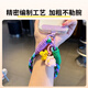 BZBC手机挂绳手腕短款手机链手机壳防丢绳尼龙加粗手工三股编织加粗手机绳防丢链【粉黄紫】