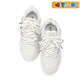 Crayon Shin-shiba shoes men and women cartoon original bread shoes couple heightening white shoes high-value board shoes vanilla beige white 41