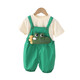 G.DuckKids Little Duck Summer Summer 2025 Nouveau style pour garçons et filles Sautholaires de dinosaures tridimensionnelles pour le costume pour enfants un petit garçon d'été Green 80 cm