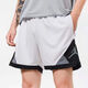 AEROGAMI-Nike新款Air飞人夏季AJ美式DRI FIT透气运动篮球速干短裤五分裤C 耐克1371白/灰 耐克L