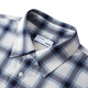 Gxg oleg conception chemise à manches courtes décontractée pour hommes de 24 ans Plaid gris d'été 185 / xxl