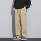 JEEP SPIRIT casual pants men's spring and autumn new style trendy sports loose straight work pants casual long pants men 9856 military green + 9856 khaki XL