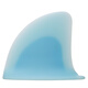 Frost Mountain Japanese-style silicone dishwasher scraper creative shark fin kitchen multi-functional oil scraper cleaning scraper Shark fin scraper - length 12*width 10cm