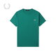 T-shirt à manches courtes de Fred Perry Men 2025 Nouvelle oreilles de blé de coton pur décontracté coloré M3519 Gru / Grass Green L