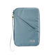 Multifunktionales ID-Paket Passclip-ID-Speicherpaket Air Ticket Clip Travel Storage Bag Card Paket Blau und Grau klein klein