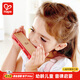 HAPE Children's Harmonica Wooden 10 échelles Blues Harmonica Échelles totales et échelles pour hommes et femmes cadeaux enfants pour enfants Blues Harmonica (rouge) 3-12 ans