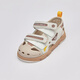 DAVE&BELLA children's mesh sandals summer non-slip boys toddler shoes children's casual shoes fashionable baby boy shoes khaki ready stock 26