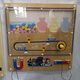 Hongtong Kindergarten Wall Toy Corridor Game Decoration Enfant's Early Education Montessori Aides d'enseignement Mur Opération Cognitive Board Pinyin Alphabet Board