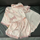 GTYUWVG PAJAMAS À MANDE COURT SUMBRE POUR FEMMES PURS ET MIGNE POTSA DOTS HAUT-valeur Internet Célébrité 2025 NOUVELLE CENSEMENT HOME YX-9214 XL 115-130JIN [Jin est égal à 0,5 kg]
