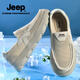 Jeep Herrenschuhe für den Sommer 2025 Neue Leinwandschuhe für atmungsbezogene dünne weiche Sohle -Mesh -Schuhe für Männer.