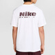 Nike (NIKE) short-sleeved T-shirt 2025 summer new HYVERSE DRI-FIT men's quick-drying half-sleeved round neck top White/burgundy/silver HV4882-100 quick-drying S