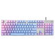 Logitech K845 Teclado mecánico con cable Color completo Color Juego de oficina Teclado de retroiluminación azul Aoji Teclado Aoji Chicken Lol Comunicación Logitech K845 Rojo Aoji Aoji + Table Pad