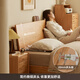 Original massives Holzbett Eiche nordisch modern