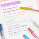 Sakura Tiara Star Sten Stifte Zodiac Sparrow Stift 12 Farbe Kritzelei Helle Farbe Geburtsstein Grußkarte Handkonto farbig neutraler Stift 724 #purple 1