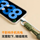 
Beiyipin mobile phone lanyard new mobile phone lanyard adjustable short wrist pure hand-woven simple anti-stolen and steal color-blocking thick solid clip type universal