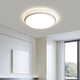
CLCEY bedroom lamp modern round LED ceiling lamp 2024 new Wasabi style home room lamp Zhongshan lamp 92 9215 white round-40cm unmistakable dimming