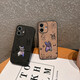 Mai Huan Applicable to Apple 16 promax mobile phone case couple iPhone 16/15pro protective case cute cartoon animation 13/14/15promax silicone leather pattern internet celebrity soft shell [cartoon starling - brown] yellow Apple 14ProMax