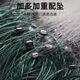 Kwai Yao single-layer floating net hanging net three-layer sunken net fishing net wire net hanging sub-fish net fishing crucian carp silver carp white strips single-layer floating net 1 finger 8 meters 0.7 meters high