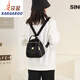 Kangaroo Oxford Tissu Women's Bag 2025 Nouvelle mode Lightweight Small Sac à dos Mini Mini Multifinection Nylon One-épaule Crossbody Bags Flagship Dark