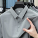 Jeanswest Wang Yibo befürwortet große Größe loser Ice Seide kurzärmelige Herren Sommerdünne Polo-Hemd Schnell trocknend schweißdichtes Sonnencreme Top BYBL-12357 BROWN 2XL