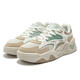361 Chaussures pour femmes, semelles épaisses Chaussures blanches, chaussures de haut bas pour femmes, Nouvelle maille en maille légère de sports élastiques doux chaussures décontractées 6621 Feather blanc / abricot marron 6621 40
