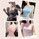 Nanmu Bear Underwear Bra coffre arrondi pour les femmes petites poitrines grandes grimpes comes de bandes dessinées sans bracelet sans glissement