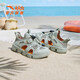 ANTA Children's Sandals Boys' Shoes 2025 Summer New Outdoor River Tracing Baotou One-Step Anti-Slip Beach Shoes Fairy Green-1 28