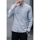 YOOOURTHING Oxford solid color long-sleeved shirt men's spring and autumn new business casual slim white shirt commuting tops white 2XL recommended 125-145Jin Jin equals 0.5 kg