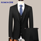 Luo Meng suit men's business professional formal wear casual slim suit workwear groomsmen groom wedding dress men's clothing