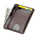 Vanlemn Danemark Antift Brush RFID Ultra-fibre US Dollar Clip European and American Wallet Shield Anti-Demagnetization Card Clip Card Fashion Card Pack Black